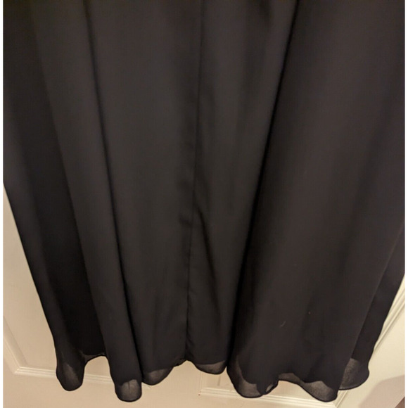 Womens Large Black Dress Gold Design Formal - Picture 9 of 9